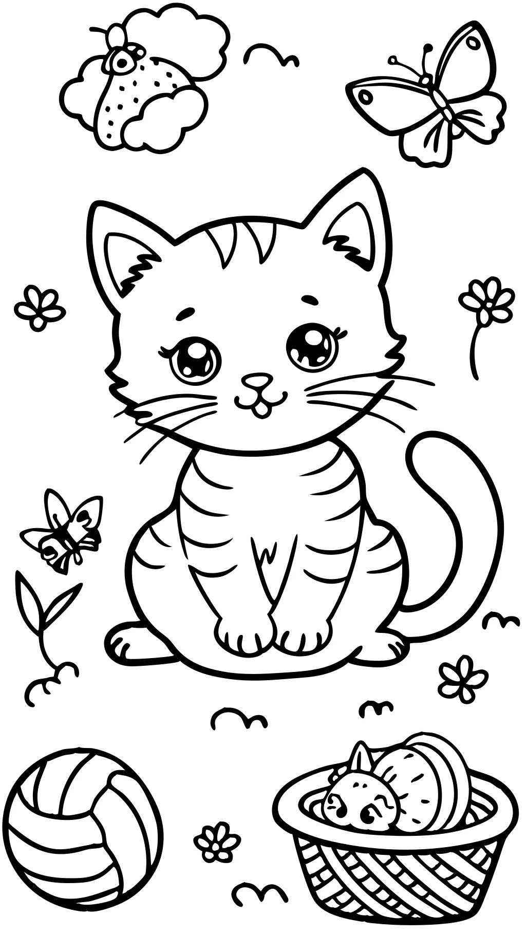 coloriages de minou